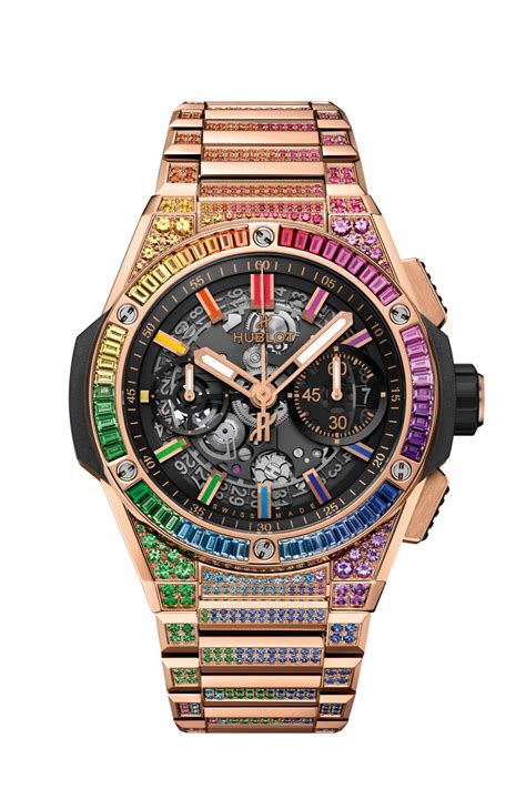 hublot big bang integrated king gold rainbow|Hublot big bang.